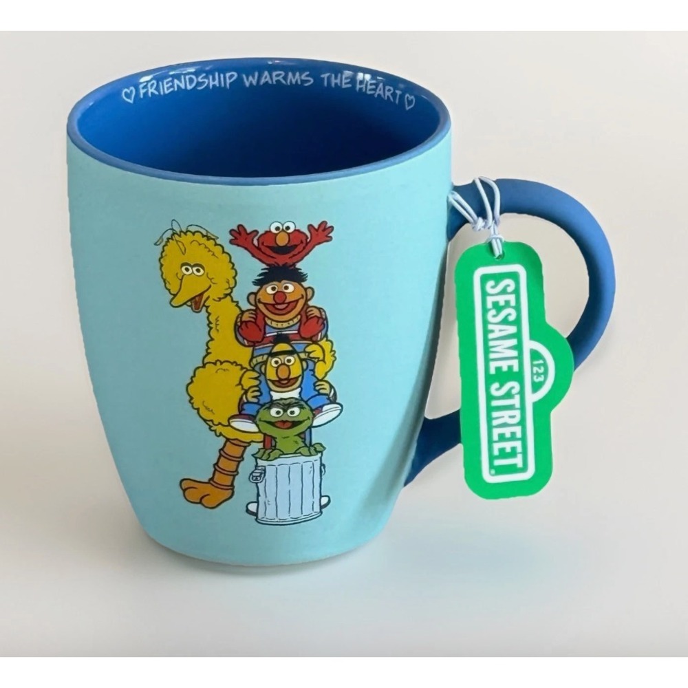 Sesame Street  Coffee Mug Friendship warm the heart